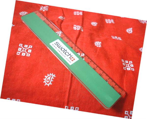 SWATCH * not for sale Swatch line discount ruler scale enterprise thing green 