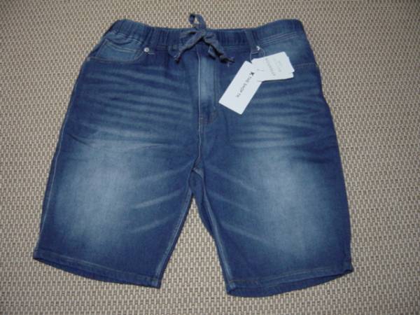  new goods unused *TK Takeo Kikuchi Denim manner shorts (L)