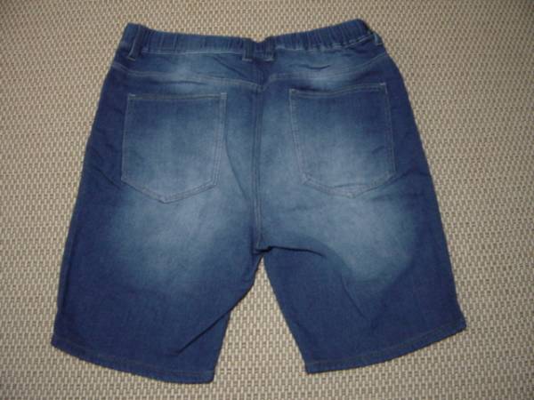 new goods unused *TK Takeo Kikuchi Denim manner shorts (L)