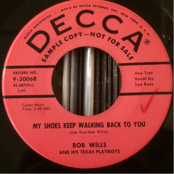 BOB WILLS TEXAS PLAYBOYS 7inch TEXAS FIDDLER ロカビリー_画像2