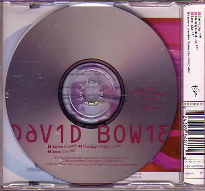 送料込即決　DAVID BOWIE.CD「SURVIVE Live CD」デヴィッドボウイEU輸入盤enhanced CD中古