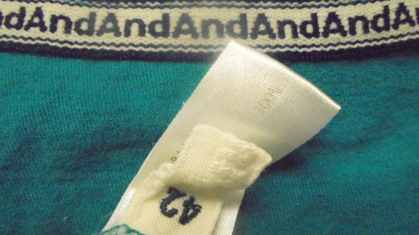 and A| And A cut and sewn футболка мята перечная 