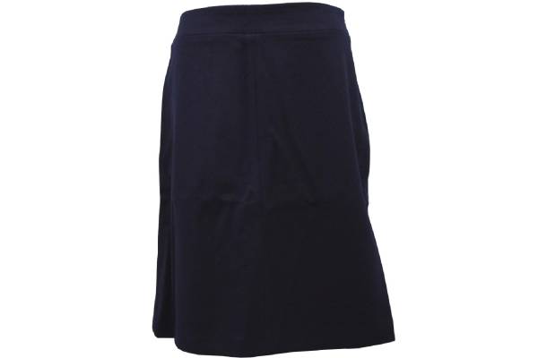 処分価格即決★スーナウーナ sunauna 紺臺形ウールスカート（38）新品