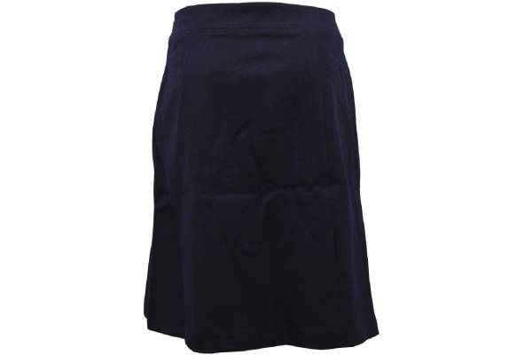 処分価格即決★スーナウーナ sunauna 紺臺形ウールスカート（38）新品