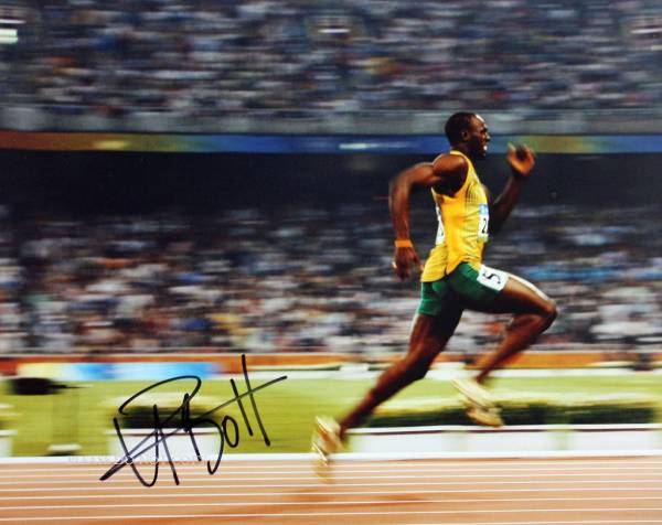 Yahoo!オークション - ウサイン・ボルト Usain Bolt サイン フォト Yahoo!オークション - ウサイン・ボルト Usain Bolt サイン フォト