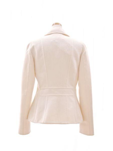  новый товар Escada ESCADA шерсть жакет белый ( белый ) размер 36 обычная цена 33.6 десять тысяч иен *