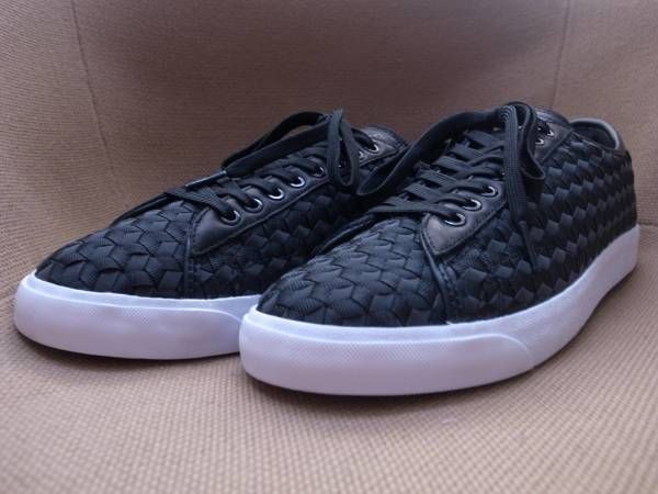 NIKE TENNIS CLASSIC AC WOVEN スニーカー 27.5cm ブラック ホワイト 黒 白 ナイキ テニス クラシック ウーブン レトロ NSW AIR 藤原ヒロシ_画像1