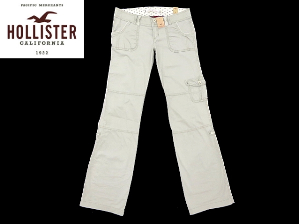 P533* free shipping new goods *HOLLISTER*2way light ground cropped pants 1