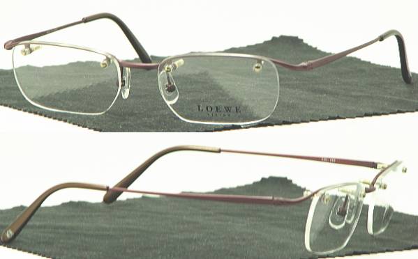 【LOEWE】loewe ロエベメガネ VLW024J-560　ふち無し