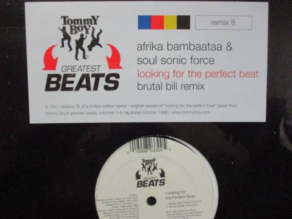 Afrika Bambaataa - Looking For The～Brutal Bill Remix 12''_画像1