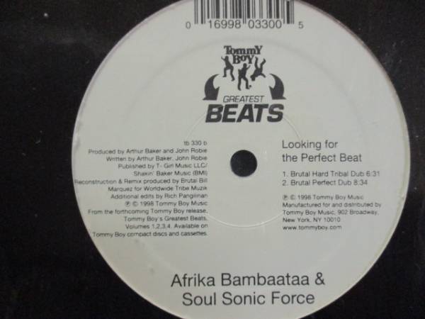 Afrika Bambaataa - Looking For The～Brutal Bill Remix 12''_画像2