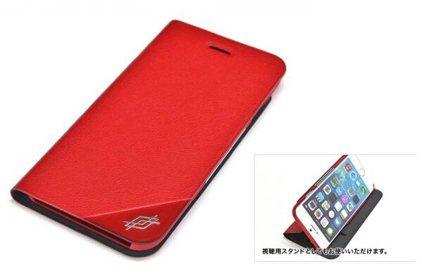 * бесплатная доставка *iPhone6/6s тонкий блокнот type магнит тип подставка c функцией кожанный кейс карман есть X-doria X дориа красный XI6ADF003