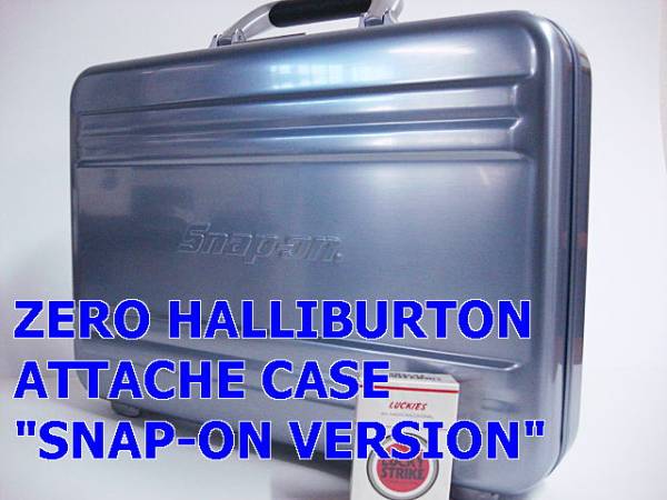  immediate bid * Snap-on * rare * Zero Halliburton / bag ( polish 