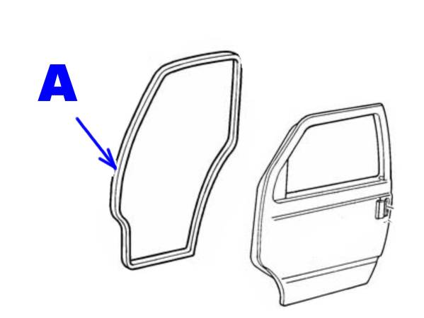 @ weatherstrip / door molding / Suburban / Blazer,C/K