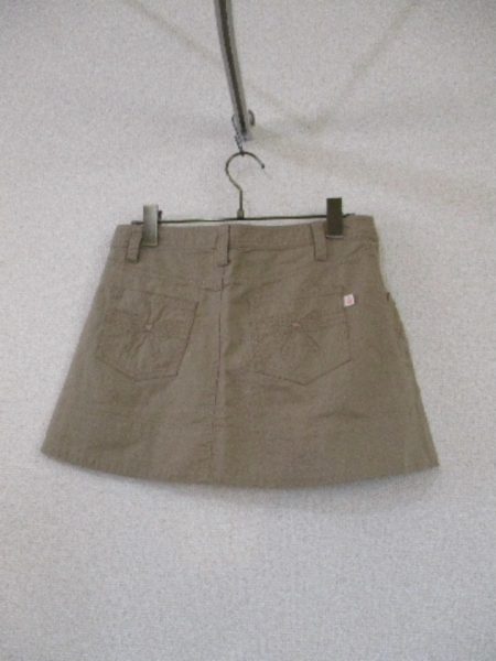 rebeccataylor beige tight miniskirt (USED)80215