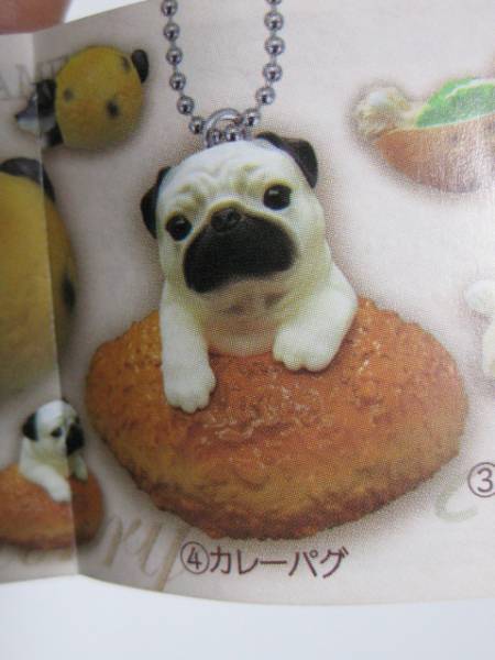 いぬぱん カレーパグ 新品 紙あり 犬　パグ_画像1