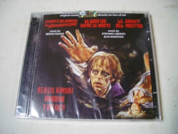 激安ブランド all'assassino等 sorriso ha Morte 未開封 2CD クラウス・キンスキー サウンドトラック 三部作 ホラー