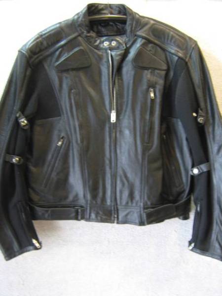  sale free shipping sale new goods leather rider's jacket (XL)2042USA/Xelement
