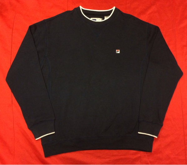 US б/у одежда FILA filler one отметка & ребра линия & приспособление есть тренировочный размер L 90s~