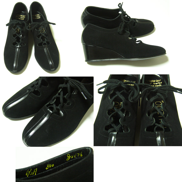  Vintage PALIZZIO Shoes 6 1/2 / 50s, контри-рок,FIFTIES,40s,SWING, обувь,a-ru декоративный элемент,New York Custom made, retro, античный 