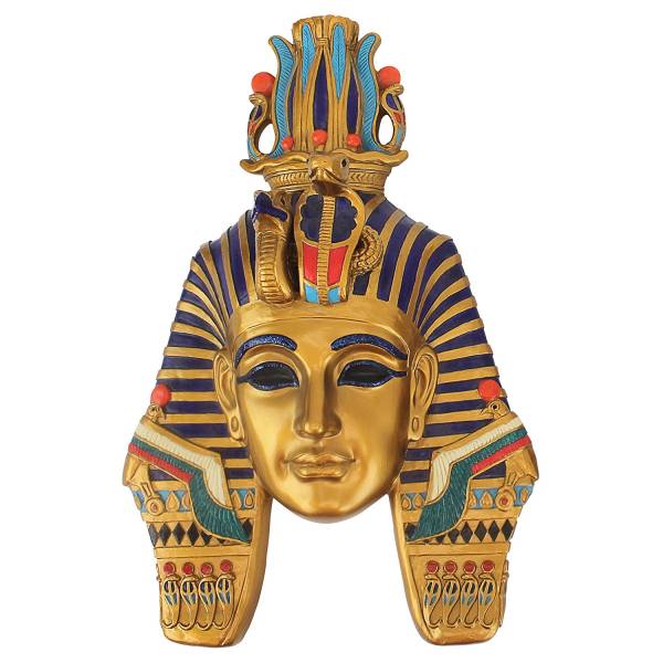 ファラオのマスク 古代エジプト仮面オブジェ彫刻壁飾り壁掛け置物ウォールデコインテリア装飾品飾り小物雑貨グッズホームデコレーション_画像1