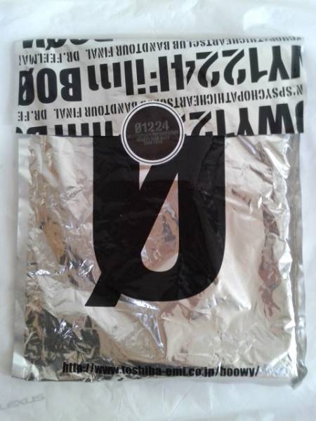 ◆◇BOOWY 1224Film GIG Tシャツ 2001年版 【新品未開封】◇◆_商品　裏面