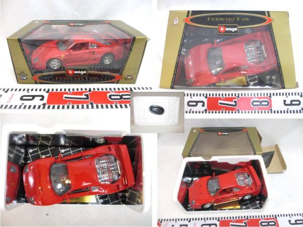 ●カ-モデル《 FERRARI F40（1987）Gold Collection》(ITALY製/ S=1:18)［ケ-ス付・新品］●