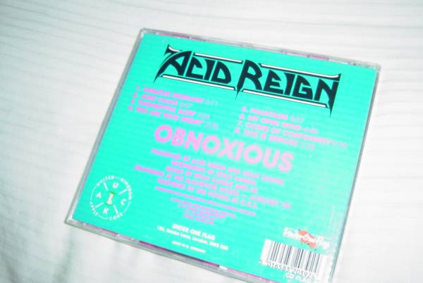 ACID REIGN 「OBNOXIOUS」 スラッシュ・メタル系名盤 CATHEDRAL関連 オリジナル盤_画像2