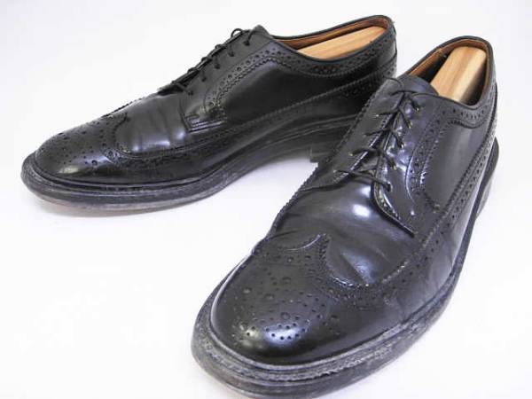 【新品】 アメリカ製 BOSTNIANボストニアン　ウイングチップ革靴 27.5cm 27.5cm