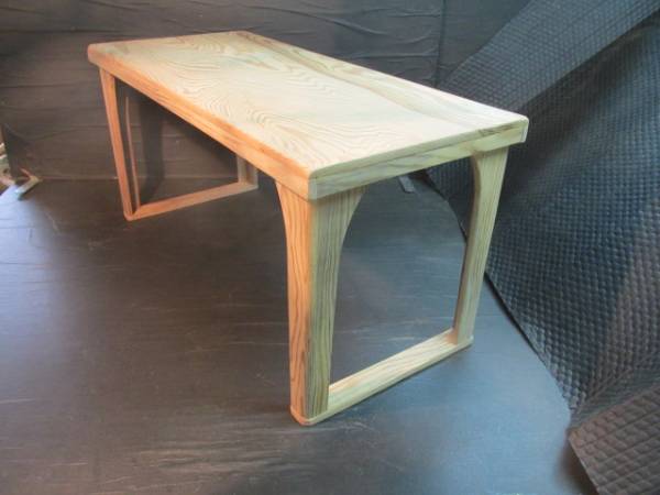 肥松薄板組み合わせポリウレタン仕上げ座卓