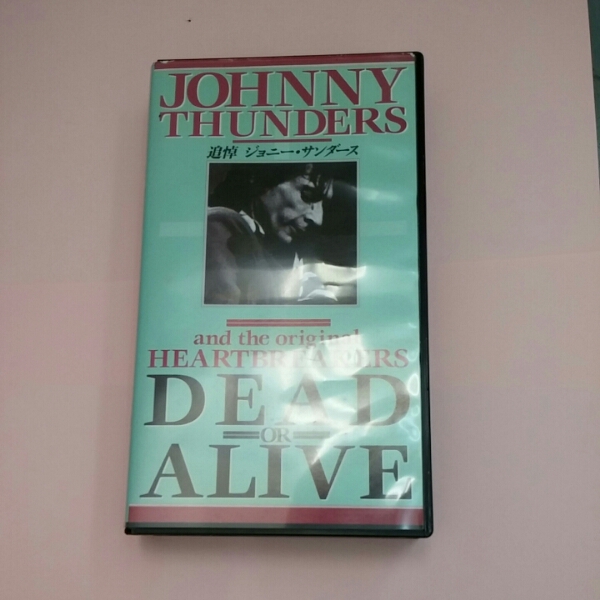 VHS* Johnny Sanders & The * Heart Bray The Cars * Live 1984