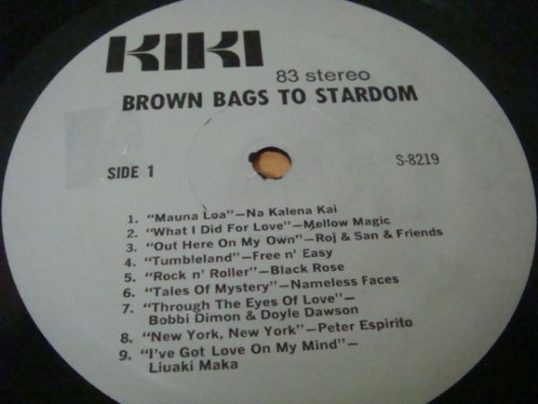 LP★VA/BROWN BAGS TO STARDOM(HAWAII/SSW/ROCK/オブスキュア)_画像3