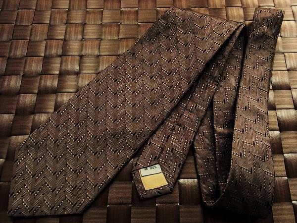 【良品】y6437ダーバンの織ネクタイ●