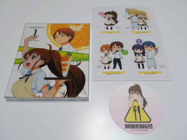 ◇WORKING!!!◆主題歌CD + Blu-ray 1 完全生産限定版◇美品◆_画像1