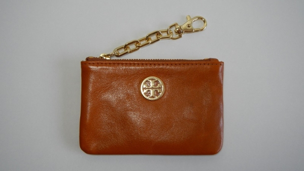 トリーバーチ　TORY BURCH　コインケース　カードケース　レザー　革　茶色　ブラウン　新品_画像1