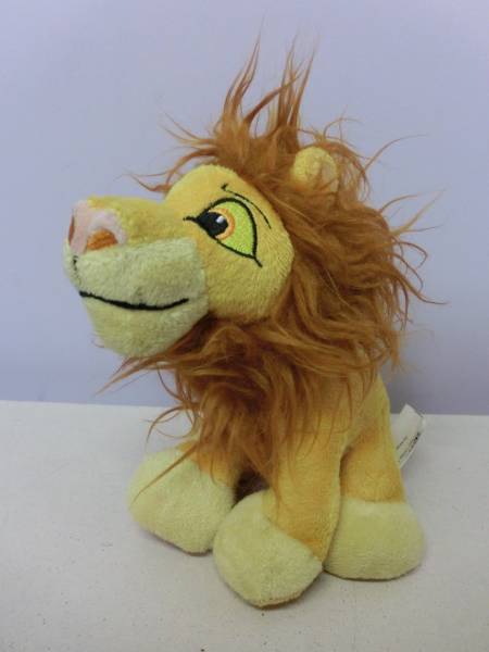 ディズニーライオンキング◆シンバ ? ムファサ？ ぬいぐるみ 人形 ビンテージ◆Disney The Lion King Simba Vintage Stuffed Animal Plush_画像1