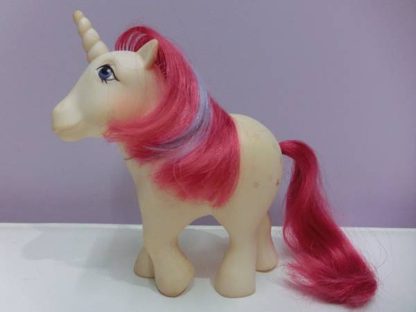 マイリトルポニー 80s G1◆ビンテージ フィギュア 人形 ユニコーン #4◆My Little Pony Vintage Figure Doll HASBRO Unicorn ファンシー_画像1