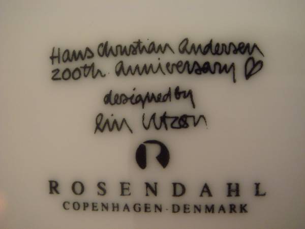  Rosenthal * Andersen * desert plate *2 sheets 
