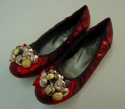 Studio 27 collection バレエシューズパンプス☆レッド/24.0cm