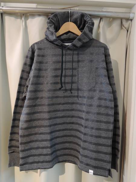 X-LARGE エクストララージ L/S STRIPE HOODED TEE 黒 人気商品 送料込