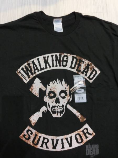  walking * dead * new goods T-shirt War car zombiL size man men's * abroad drama THE WALKING DEAD USA horror 