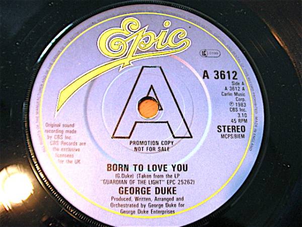 7inch ★George Duke「Born To Love You / You (Are The Light)」★45 EP★R&B, Free Sou_画像1