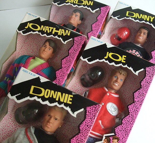 VINTAGE 90s 當(dāng)時(shí)物 ニュー?キッズ?オン?ザ?ブロック New Kids On The Block 人形 5體セット 未開封品 HASBRO ビンテージ　
