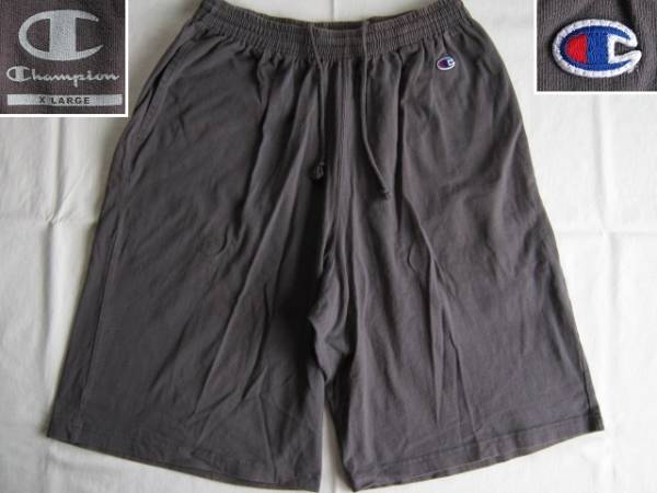 * old clothes champion Champion thin short pants XL charcoal gray . ash ga- men towoshu processing old clothes processing C3-Z520 shorts *