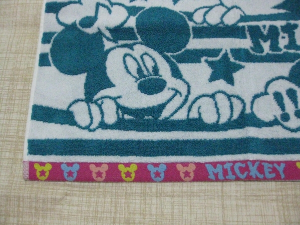 ♪ミッキーマウス ディズニー♪ ★新品パイルバスマット★の画像2