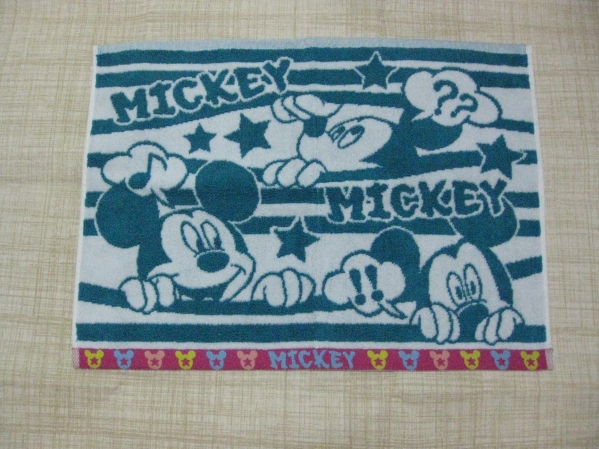 ♪ミッキーマウス ディズニー♪ ★新品パイルバスマット★の画像1