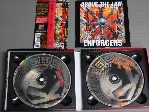 CD.帯付き/エンフォーサーズENFORCERS/アバヴ・ザ・ロウ_画像3