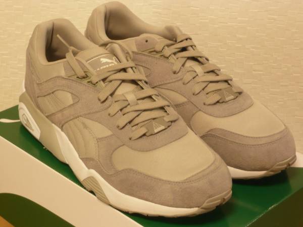 6**** prompt decision! new goods puma/ Puma R698 gray TRINOMIC US13.0/31.0cm