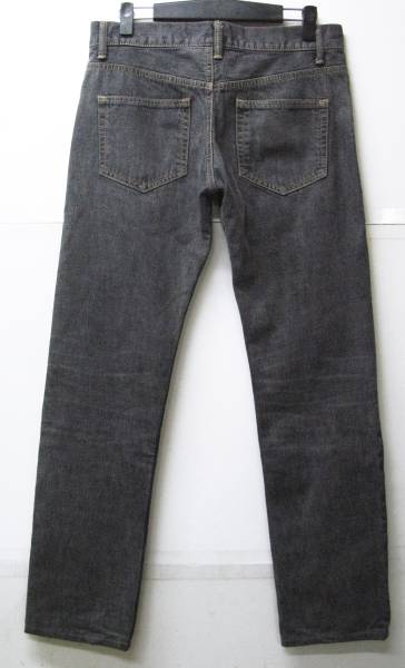 ワイズ：ポケット付き ブラック デニム 1 (Yohji ヨウジヤマモト パンツ Yohji Yamamoto Ladies' BLACK denim jeans 1_画像2