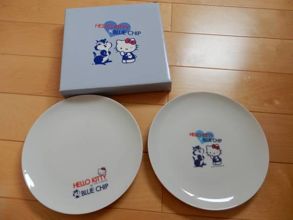  new goods * Kitty Chan ×BLUE CHIP plate 2 pieces set *